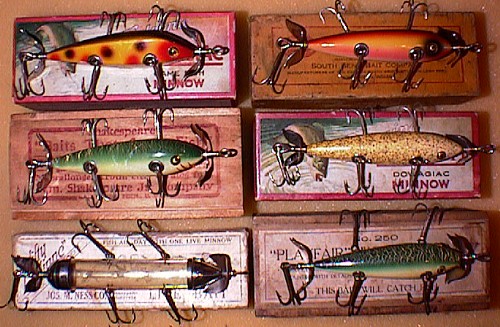 Antique and Old Fishing Lures and Collectable Tackle